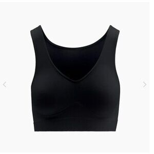 Farmacell Black Shapewear bra with wide shoulder straps NWT